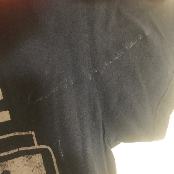 Vintage Style "Don't Be Negative" Distressed Tee - Picture 5 of 6